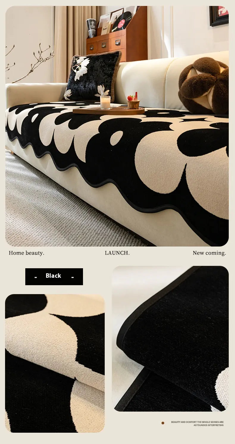 Cojín de sofá chenilla de forma especial (varios colores y tamaños)