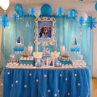 Adornos navideños de copos de nieve para decoración