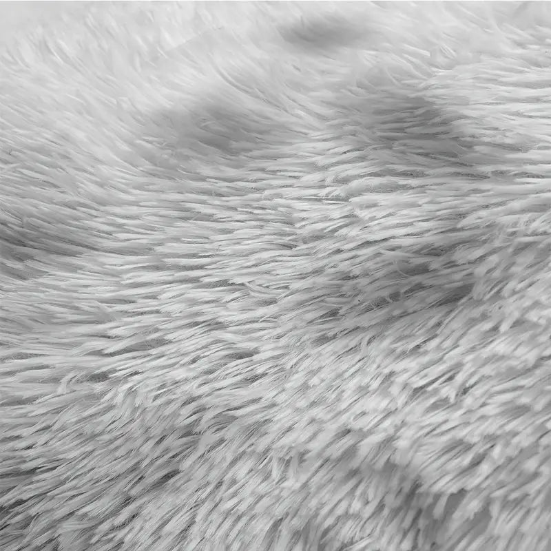 Alfombra redonda de felpa para la decoración de la sala de estar