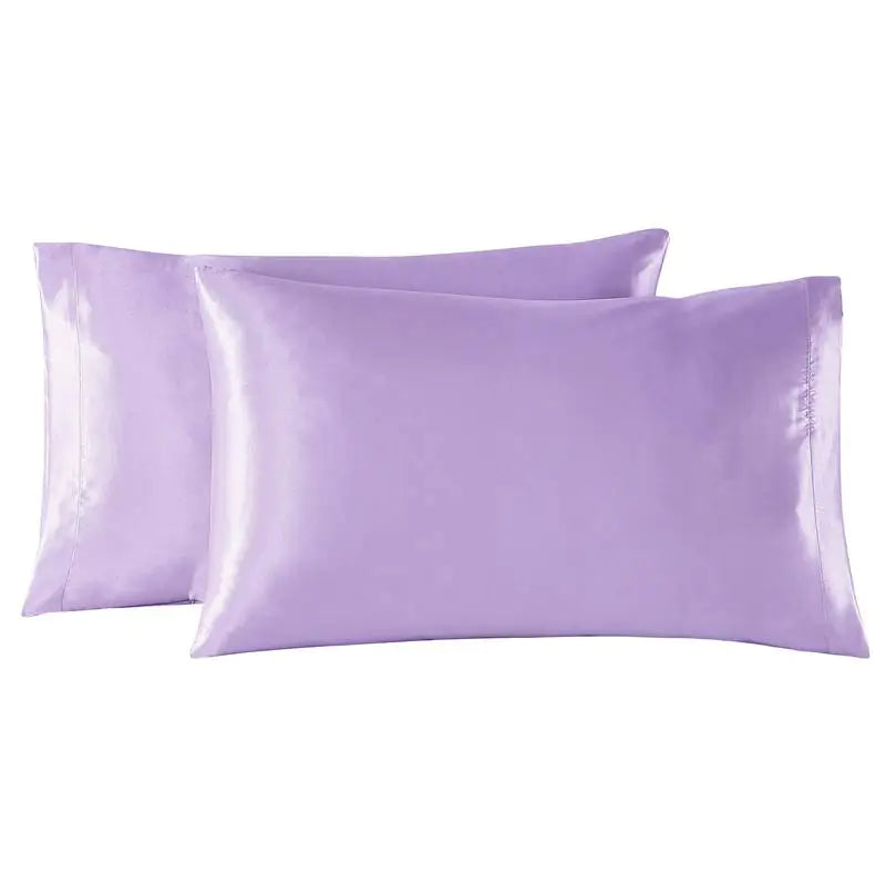2pcs Fundas de almohada de seda
