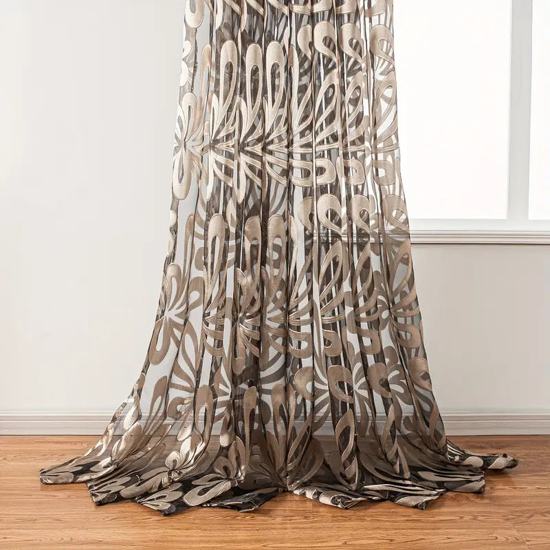 Cortinas elegantes Premium estilo floral