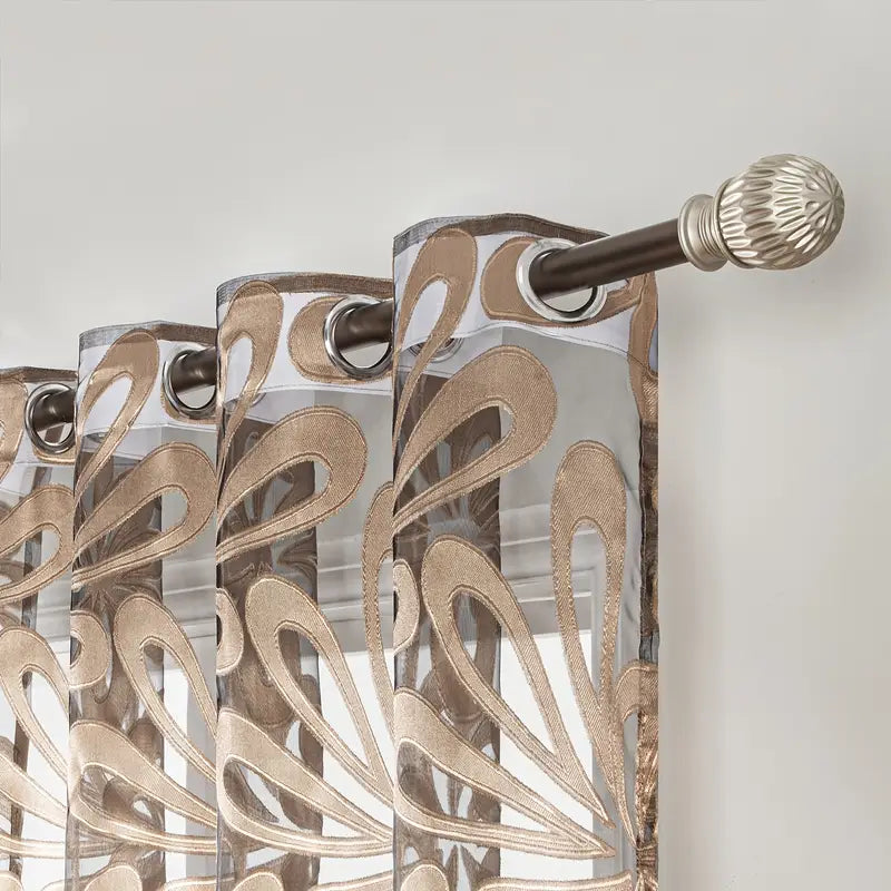 Cortinas elegantes Premium estilo floral