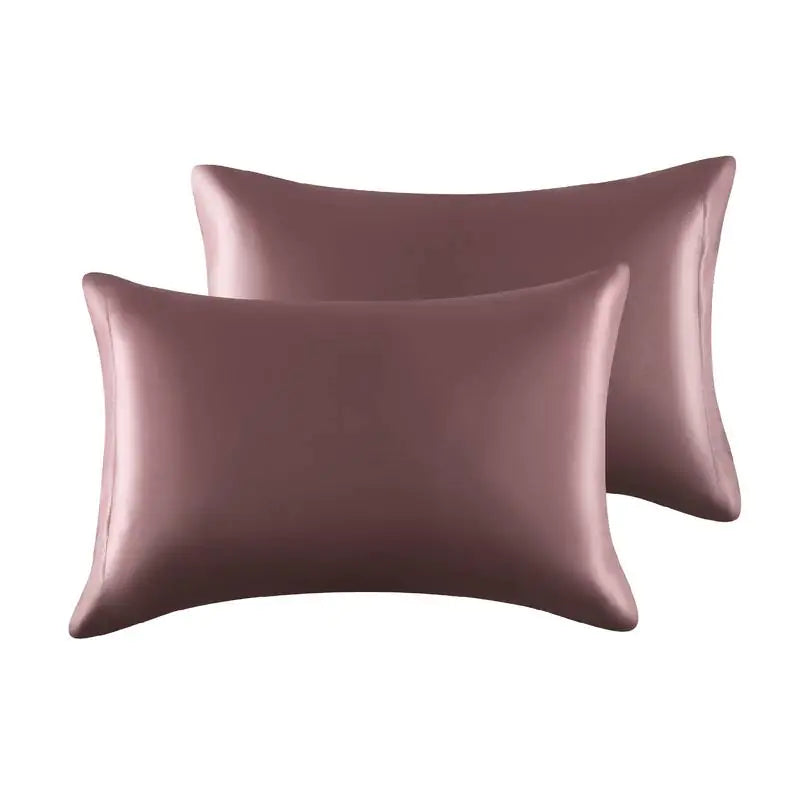 2pcs Fundas de almohada de seda