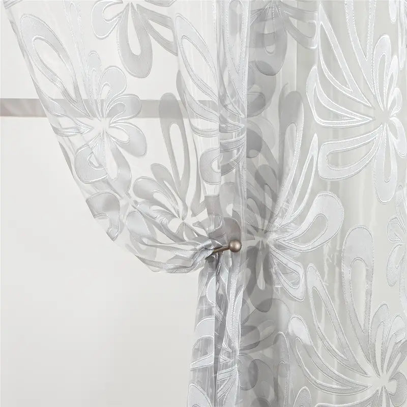 Cortinas elegantes Premium estilo floral