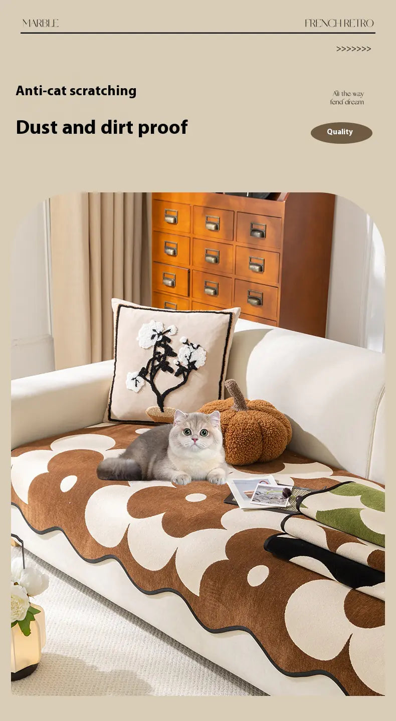 Cojín de sofá chenilla de forma especial (varios colores y tamaños)