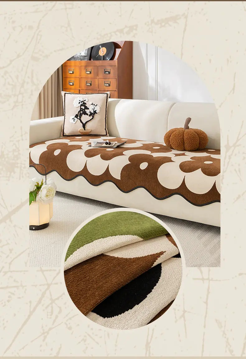 Cojín de sofá chenilla de forma especial (varios colores y tamaños)